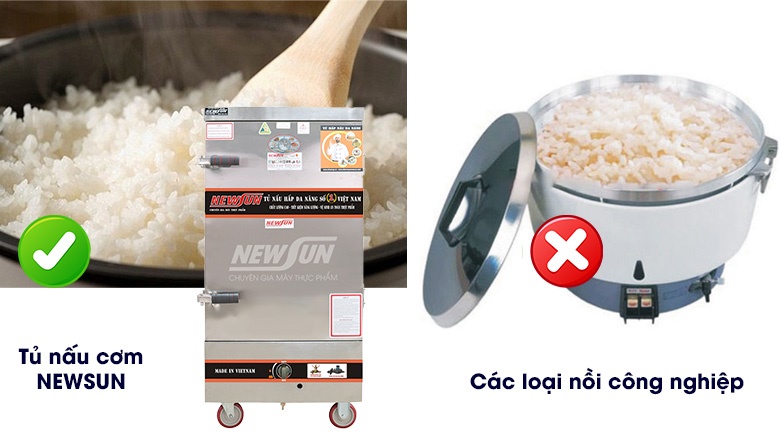 Nấu hấp nhanh chóng, tiết kiệm thời gian công sức