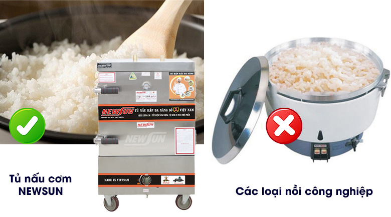 Nấu hấp nhanh chóng, tiết kiệm thời gian công sức