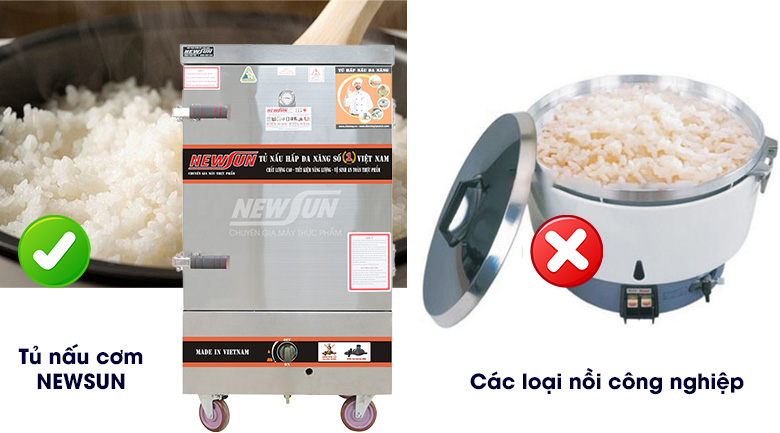 Nấu hấp nhanh chóng, tiết kiệm thời gian công sức