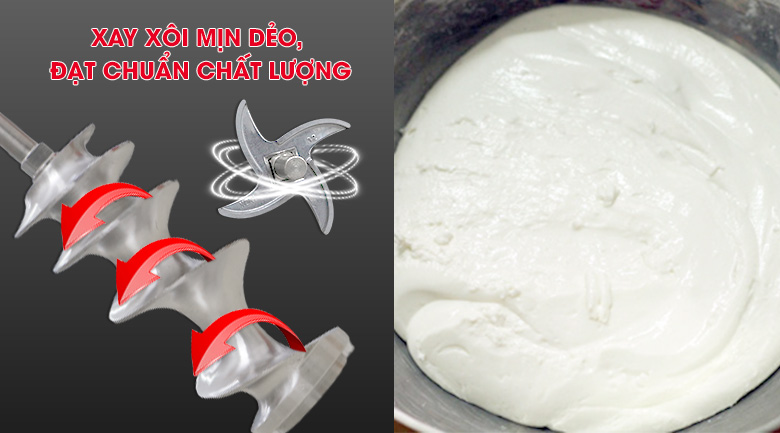 Bộ dao sắc bén, xay xôi mịn dẻo