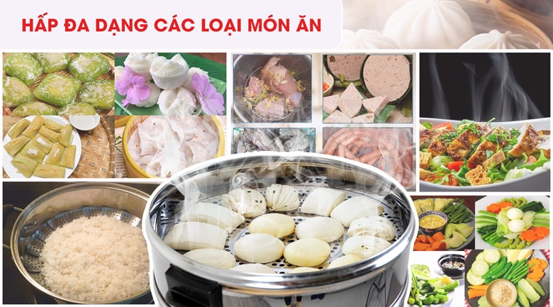 Hấp đa dạng các loại món ăn Hấp đa dạng các loại món ăn