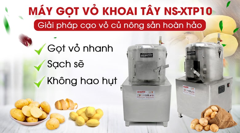 Máy cạo vỏ khoai tây XTP10 Máy cạo vỏ khoai tây XTP10