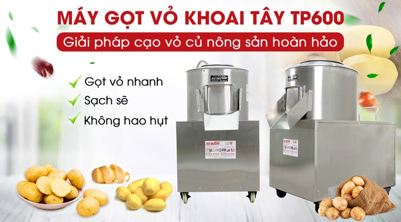 Máy cạo vỏ khoai tây NSTP-600