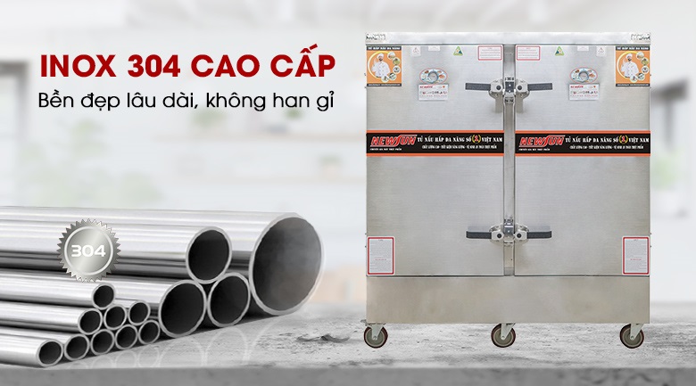 Chất liệu inox cao cấp, độ bền lên tới hàng chục năm Chất liệu inox cao cấp, độ bền lên tới hàng chục năm
