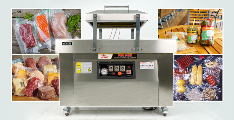 Máy ép chân không Promax DZQ600-2SB (2 buồng lõm 5cm) hút đa dạng loại sản phẩm Máy ép chân không Promax DZQ600-2SB (2 buồng lõm 5cm) hút đa dạng loại sản phẩm