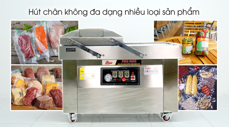 Hút chân không đa dạng nhiều loại thực phẩm