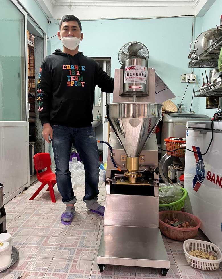 Máy viên thịt cối đồng Máy viên thịt cối đồng