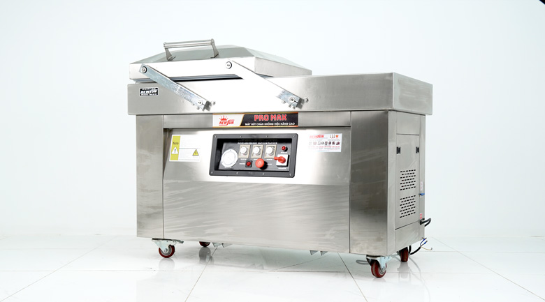 Thực tế máy hút chân không Promax DZQ500-2SB lõm 5cm