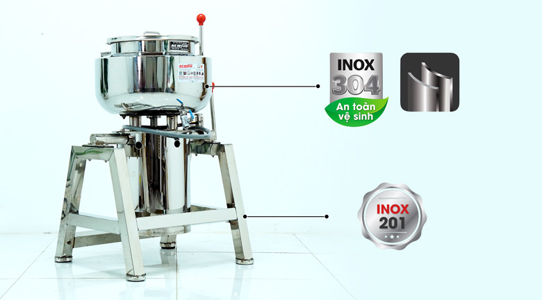 Chất liệu inox cao cấp dày dặn Chất liệu inox cao cấp dày dặn