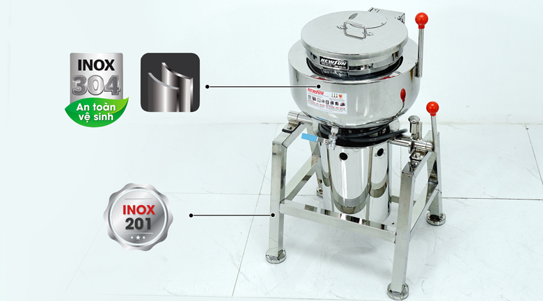 Chất liệu inox cao cấp dày dặn