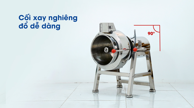 Thiết kế cối xay nghiêng lật 90 độ