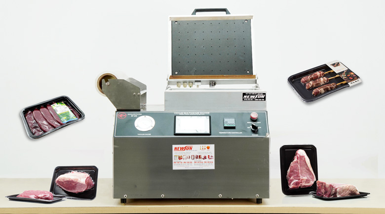 Máy hút chân không và đóng gói sát da nhiều loại thực phẩm