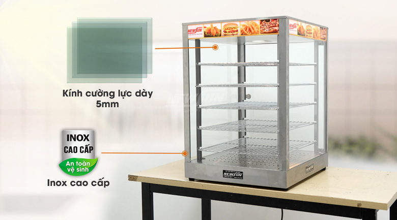 Chắc chắn, bền bỉ nhờ chất liệu inox cao cấp Chắc chắn, bền bỉ nhờ chất liệu inox cao cấp