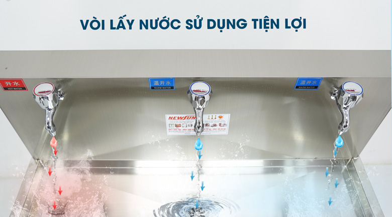 Vòi lấy nước nóng & nguội Vòi lấy nước nóng & nguội