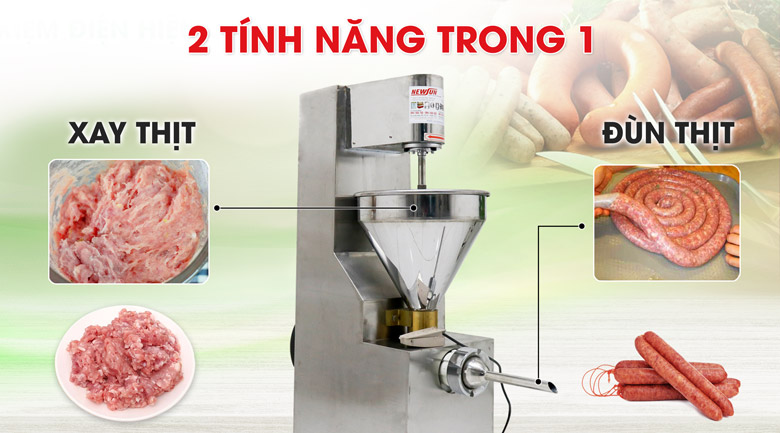 Tính năng xay và đùn lạp xưởng