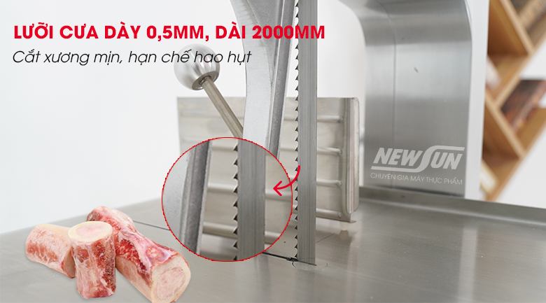 Cưa xương mịn, hạn chế hao hụt