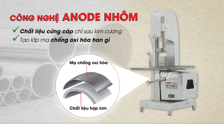 Công nghệ anode nhôm giúp nhôm cứng cáp, chống oxi hóa han gỉ