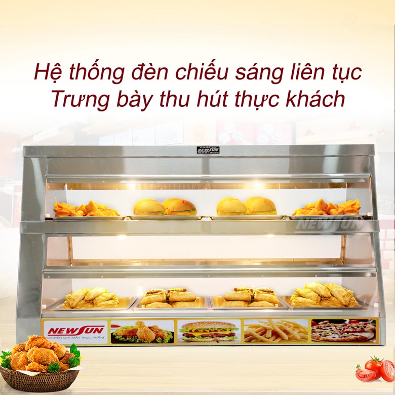 Hệ thống đèn chiếu sáng cho món ăn thêm “ngon mắt” Hệ thống đèn chiếu sáng cho món ăn thêm “ngon mắt”