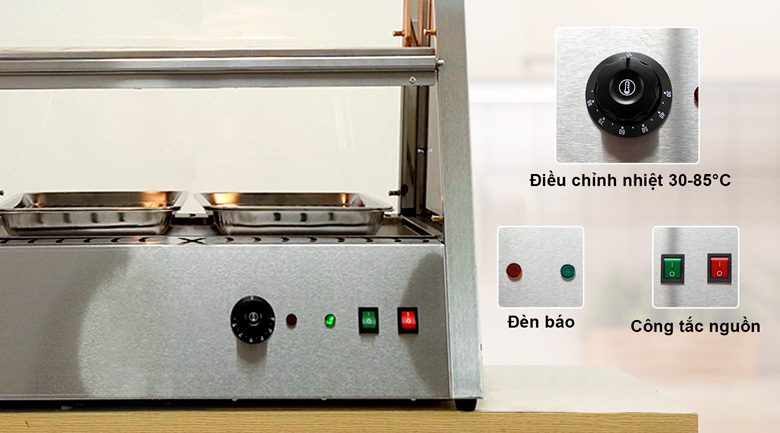 Hệ điều khiển thông minh, cài đặt nhiệt độ dễ dàng