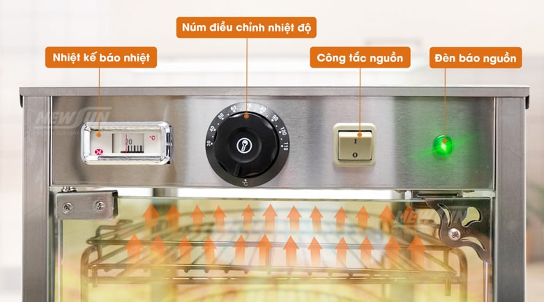 Bảng điều khiển đơn giản, dễ sử dụng