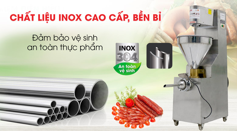 Chất liệu inox 304 cao cấp
