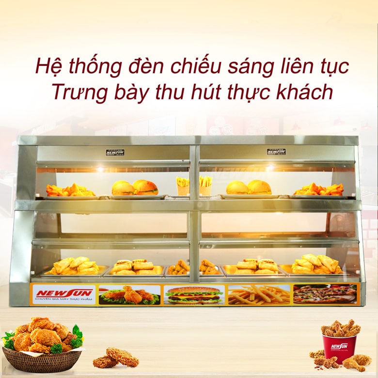 Hệ thống đèn chiếu sáng cho món ăn thêm “ngon mắt” Hệ thống đèn chiếu sáng cho món ăn thêm “ngon mắt”