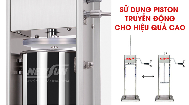 Vận hành theo cơ chế truyền động piston