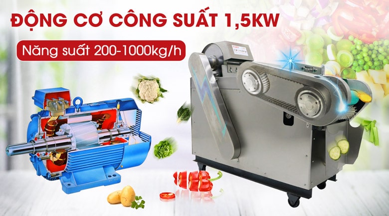 Năng suất cao vượt trội nhờ động cơ mạnh mẽ Năng suất cao vượt trội nhờ động cơ mạnh mẽ