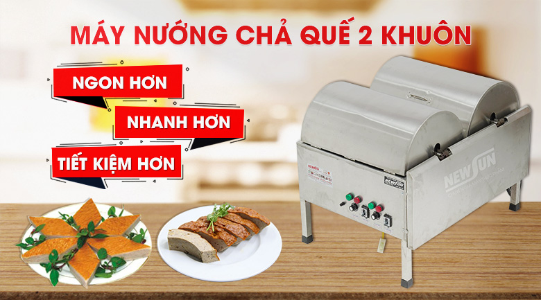 Máy nướng chả quế 2 khuôn NEWSUN
