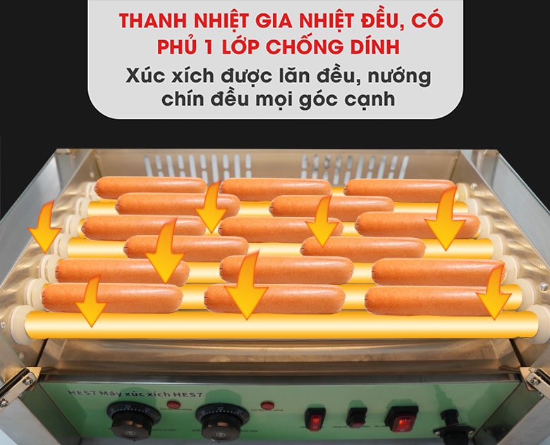 Thanh nhiệt chống dính