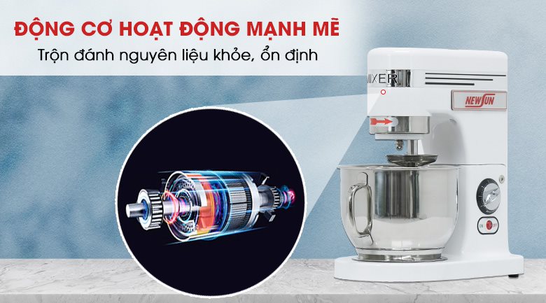 Động cơ dây đồng hoàn toàn mới đánh kem trứng bông mịn