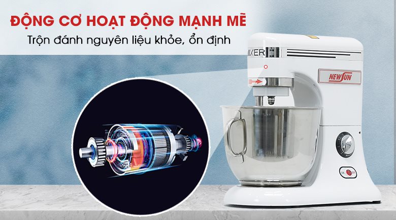 Động cơ dây đồng hoàn toàn mới đánh kem trứng bông mịn