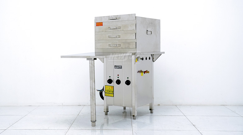 Máy tráng bánh cuốn điện khay 40x50cm