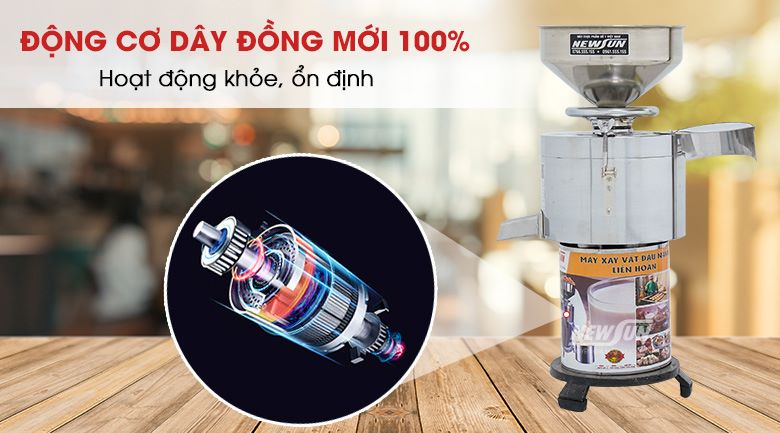 Hoạt động mạnh mẽ, ổn định với động cơ dây đồng mới 100% Hoạt động mạnh mẽ, ổn định với động cơ dây đồng mới 100%