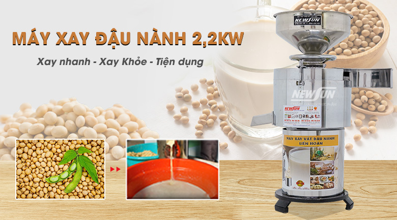[Mẫu mới] Máy xay đậu nành 2,2kW (110-150kg/giờ)