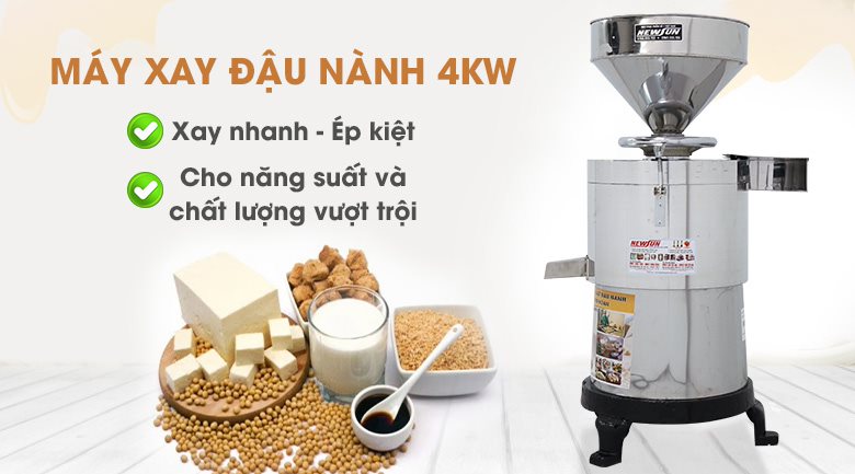 [Mẫu mới] Máy xay đậu nành 4kW (180-260kg/giờ)
