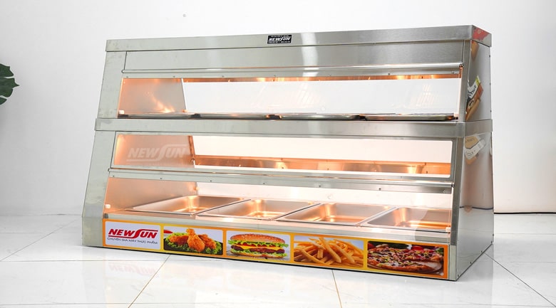 Tủ hâm nóng thức ăn 2 tầng HW-4P, 6P, 8P