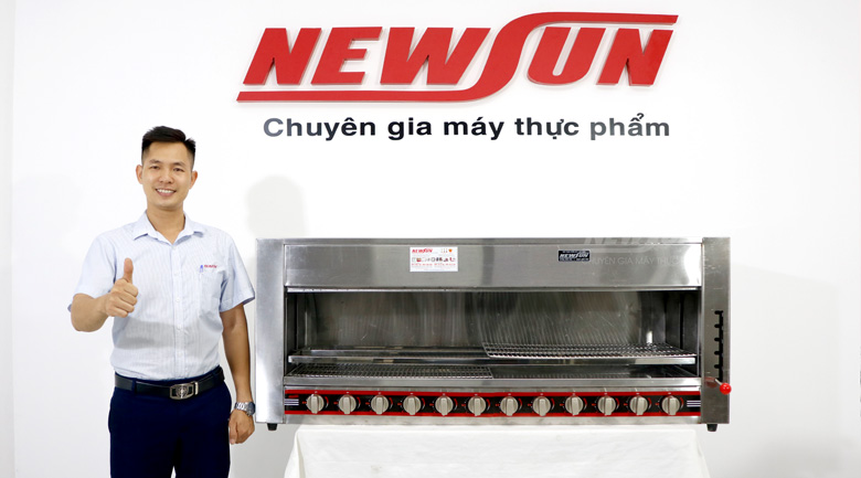 Lò nướng gas salamander