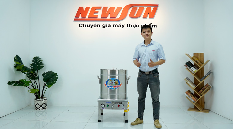 Ảnh thực tế nồi nấu phở điện liền NEWSUN