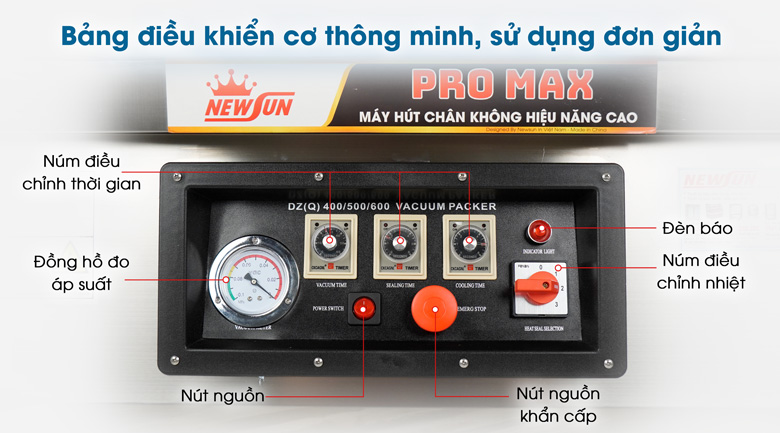 Cách sử dụng máy hút chân không bảng điều khiển cơ