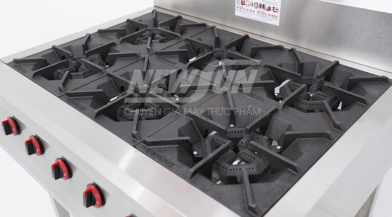 Lưu ý khi sử dụng bếp Âu 6 họng đánh lửa tự động