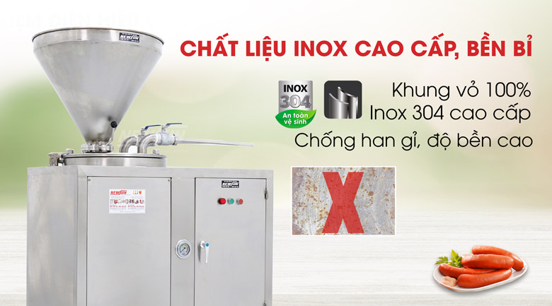 Chất liệu bền bỉ, an toàn vệ sinh