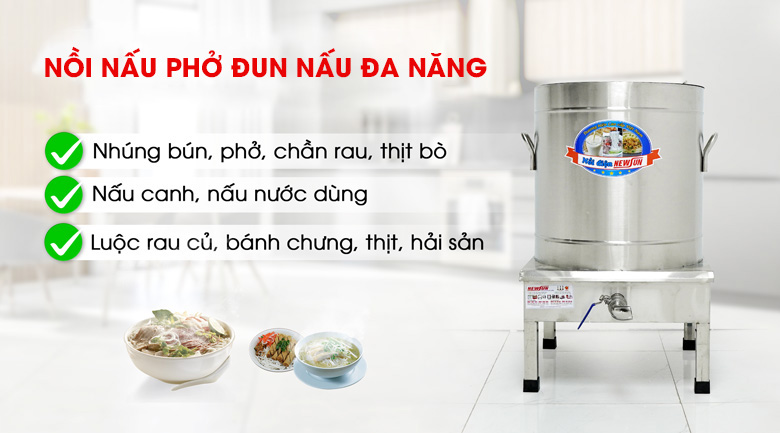Nồi nấu phở bằng điện đun nấu đa năng