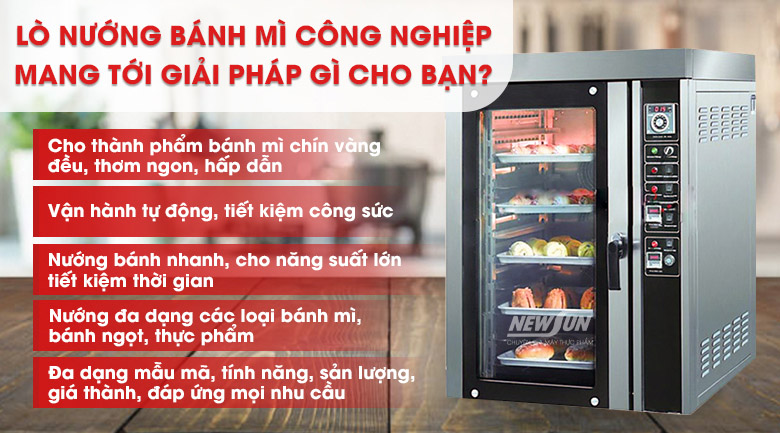 Lợi ích sử dụng lò nướng bánh mì công nghiệp Lợi ích sử dụng lò nướng bánh mì công nghiệp
