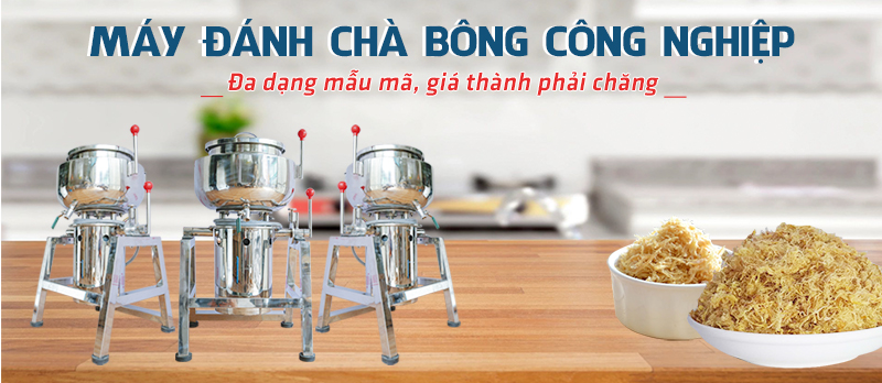 Máy đánh chà bông công nghiệp