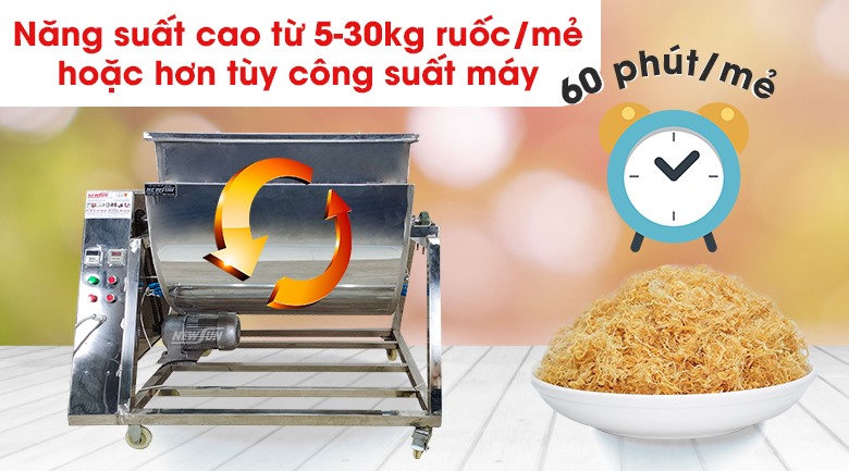 Rang lượng lớn chà bông/mẻ, cho năng suất cao