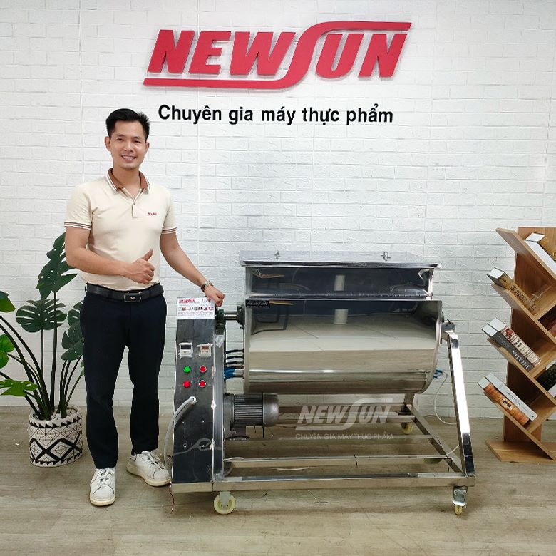 Máy rang chà bông NEWSUN