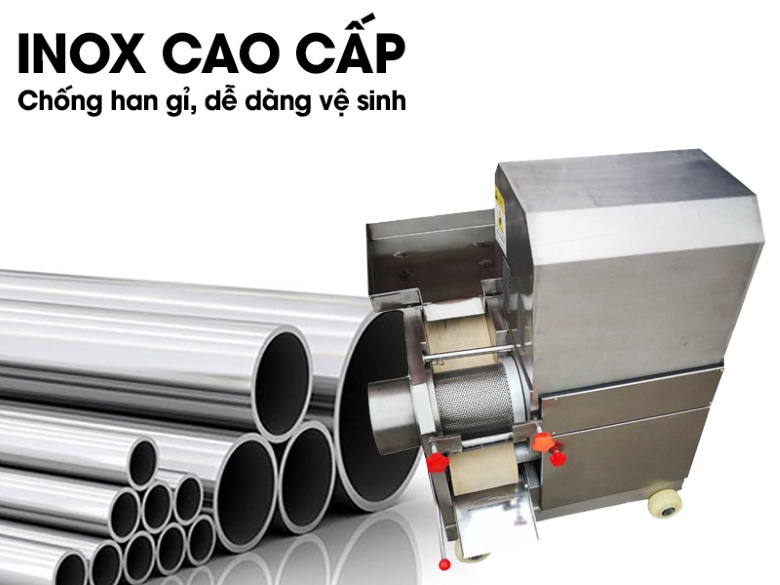 Chất liệu inox cao cấp, bền bỉ Chất liệu inox cao cấp, bền bỉ