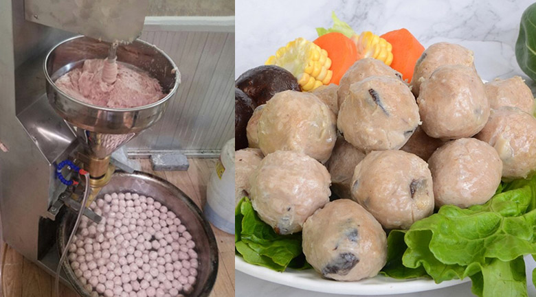 Máy tạo viên thịt tròn đều Máy tạo viên thịt tròn đều