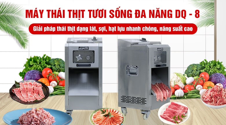 Máy thái thịt tươi sống DQ8 Máy thái thịt tươi sống DQ8